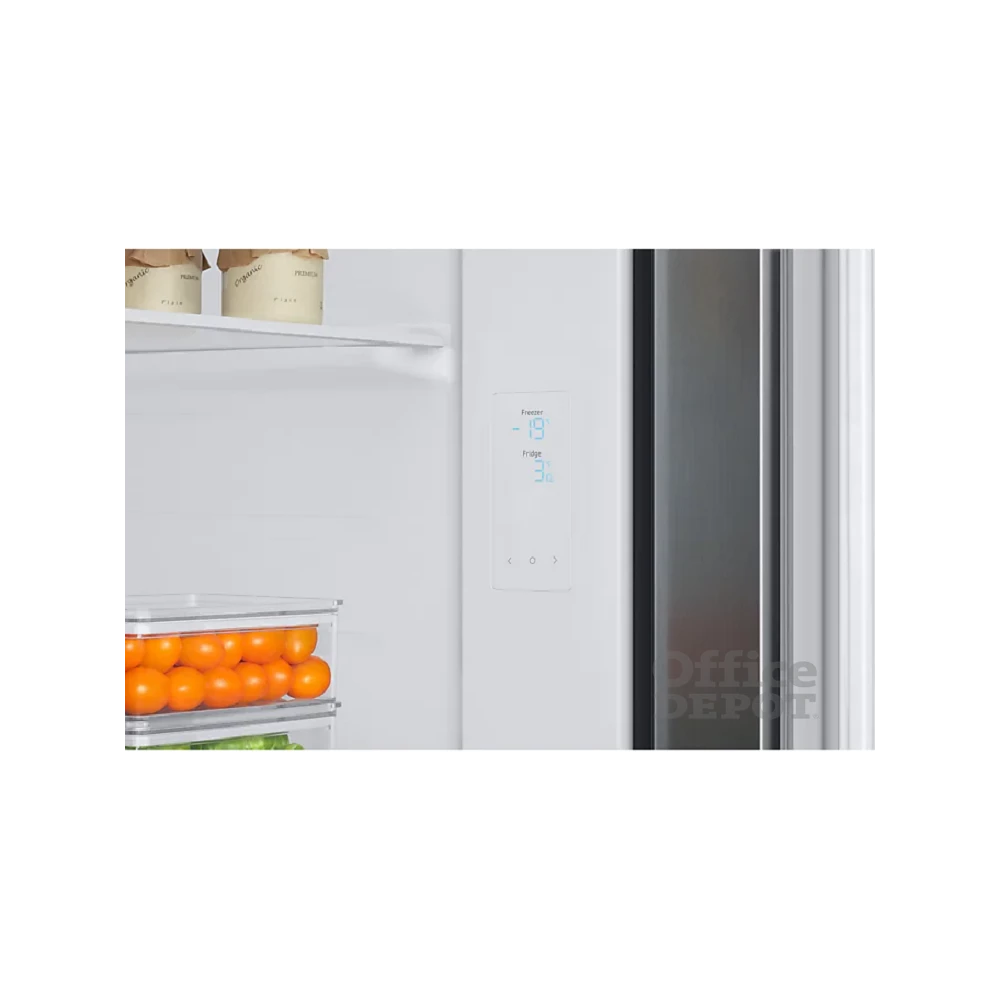 Samsung RS66A8100S9/EF ezüst, Side-by-Side, Hűtő:409L, Fagyasztó:243L, Twin Cooling Plus hűtőszekrény