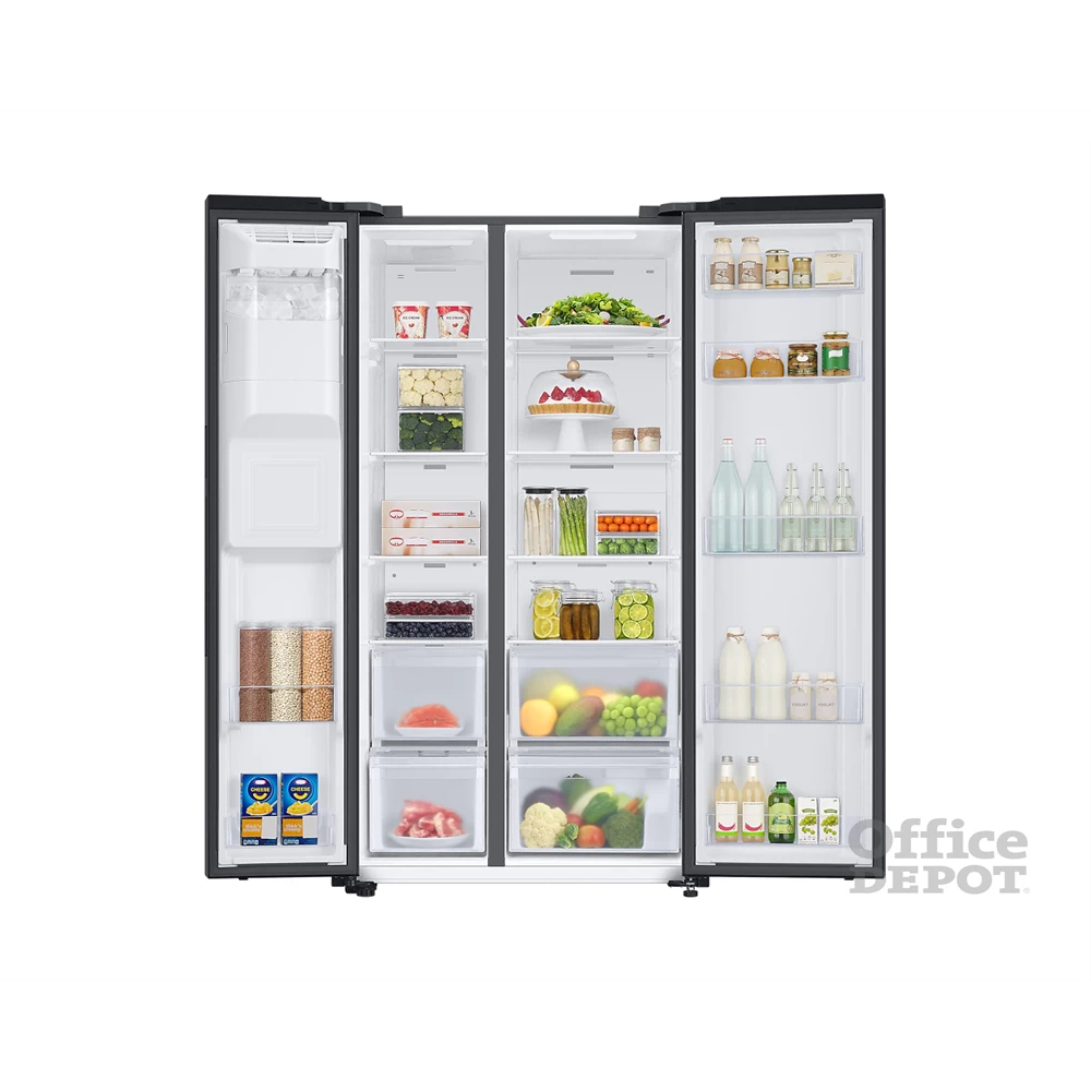 Samsung RS67A8811B1/EF fekete, Side-by-Side, Hűtő:409L, Fagyasztó:225L, Twin Cooling Plus hűtőszekrény
