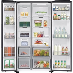 Samsung RS70F65QETEO side-by- side, Hűtő:420L, Fagyasztó:239L, hűtőszekrény