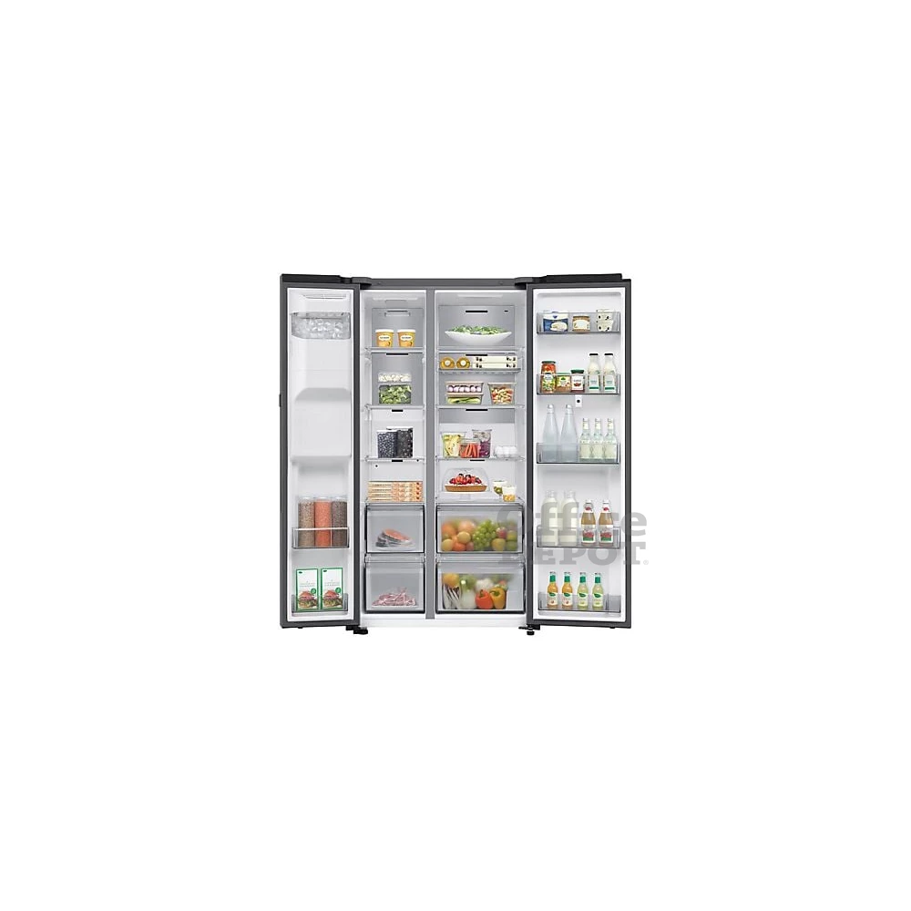 Samsung RS90F66BETEO inox, Side-by-Side, Hűtő:389L, Fagyasztó:225L, hűtőszekrény