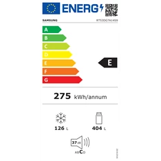Samsung RT53DG7A14S9EO felülfagyasztós hűtőszekrény Samsung RT53DG7A14S9EO felülfagyasztós hűtőszekrény