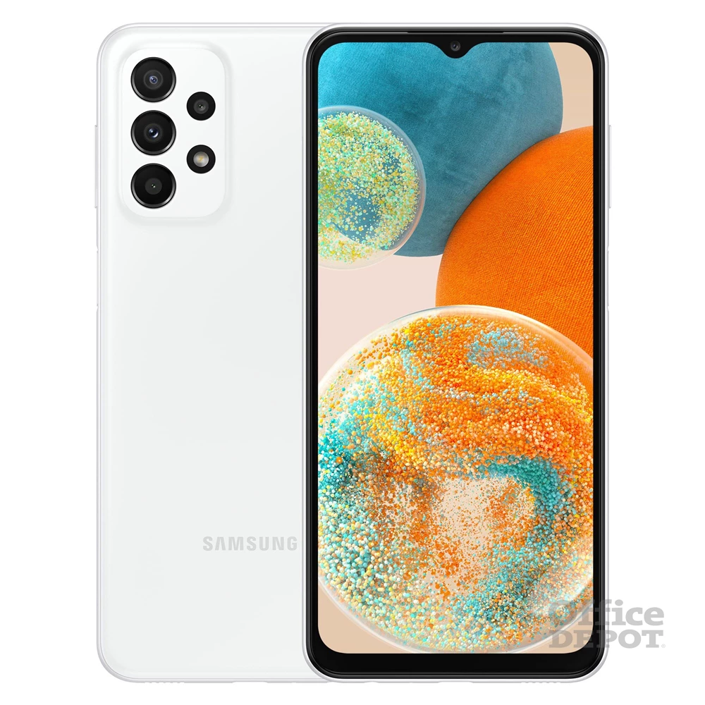 Samsung Galaxy A23 4/128GB DualSIM (SM-A236BZWVEUE) kártyafüggetlen okostelefon - fehér (Android)