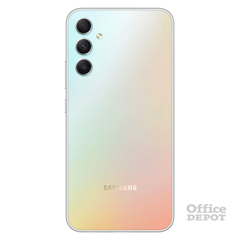 Samsung Galaxy A34 6/128GB DualSIM (SM-A346B) kártyafüggetlen okostelefon - király ezüst (Android)