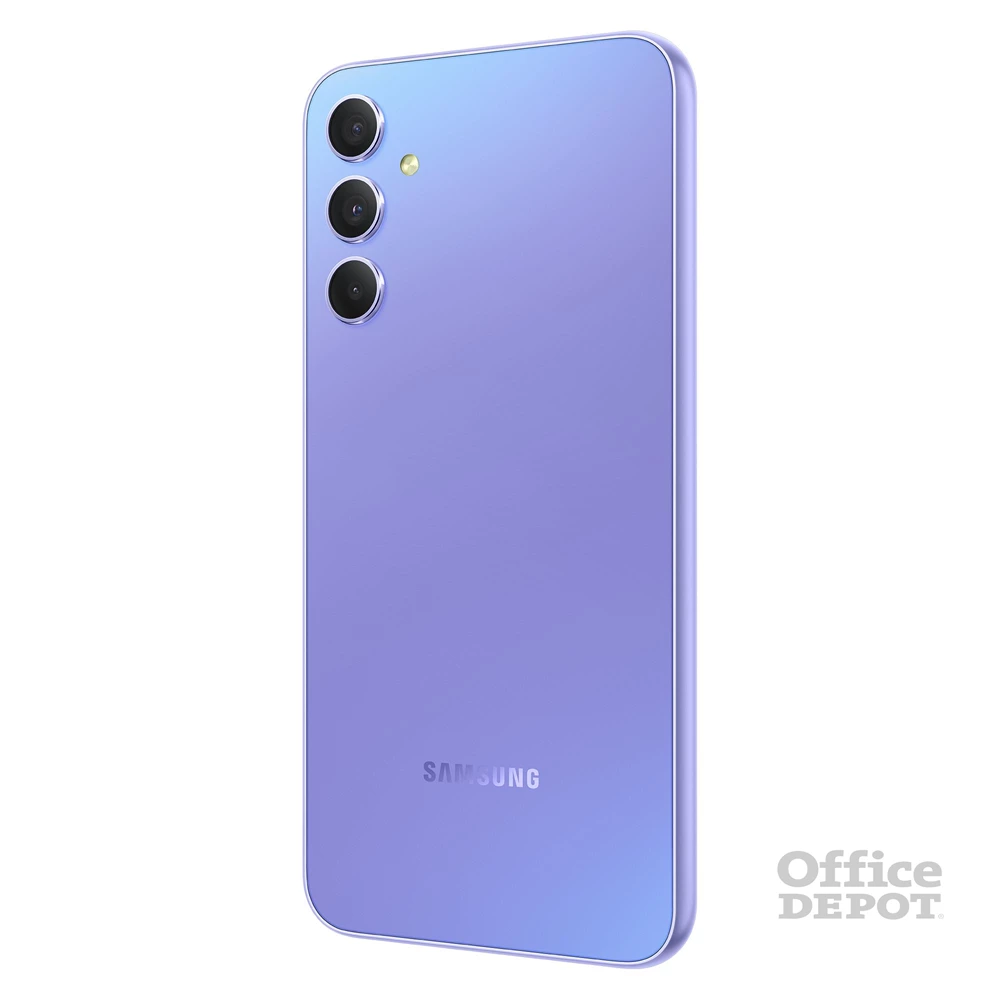 Samsung Galaxy A34 6/128GB DualSIM (SM-A346B) kártyafüggetlen okostelefon - király lila (Android)