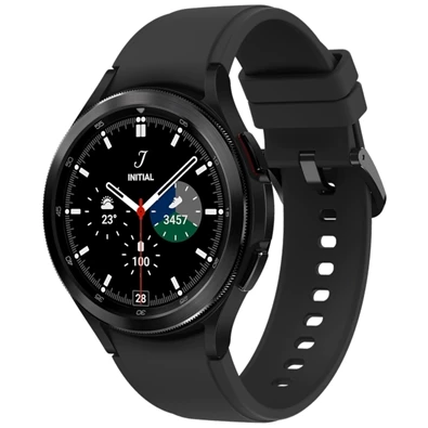 Samsung SM-R895FZKAEUE Galaxy Watch 4 Classic LTE eSIM (46mm) fekete okosóra Samsung SM-R895FZKAEUE Galaxy Watch 4 Classic LTE eSIM (46mm) fekete okosóra