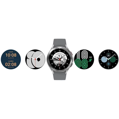 Samsung SM-R895FZKAEUE Galaxy Watch 4 Classic LTE eSIM (46mm) fekete okosóra Samsung SM-R895FZKAEUE Galaxy Watch 4 Classic LTE eSIM (46mm) fekete okosóra