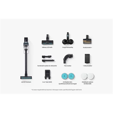 Samsung VS20C852FTB/GE Jet 85 Premium álló porszívó Samsung VS20C852FTB/GE Jet 85 Premium álló porszívó
