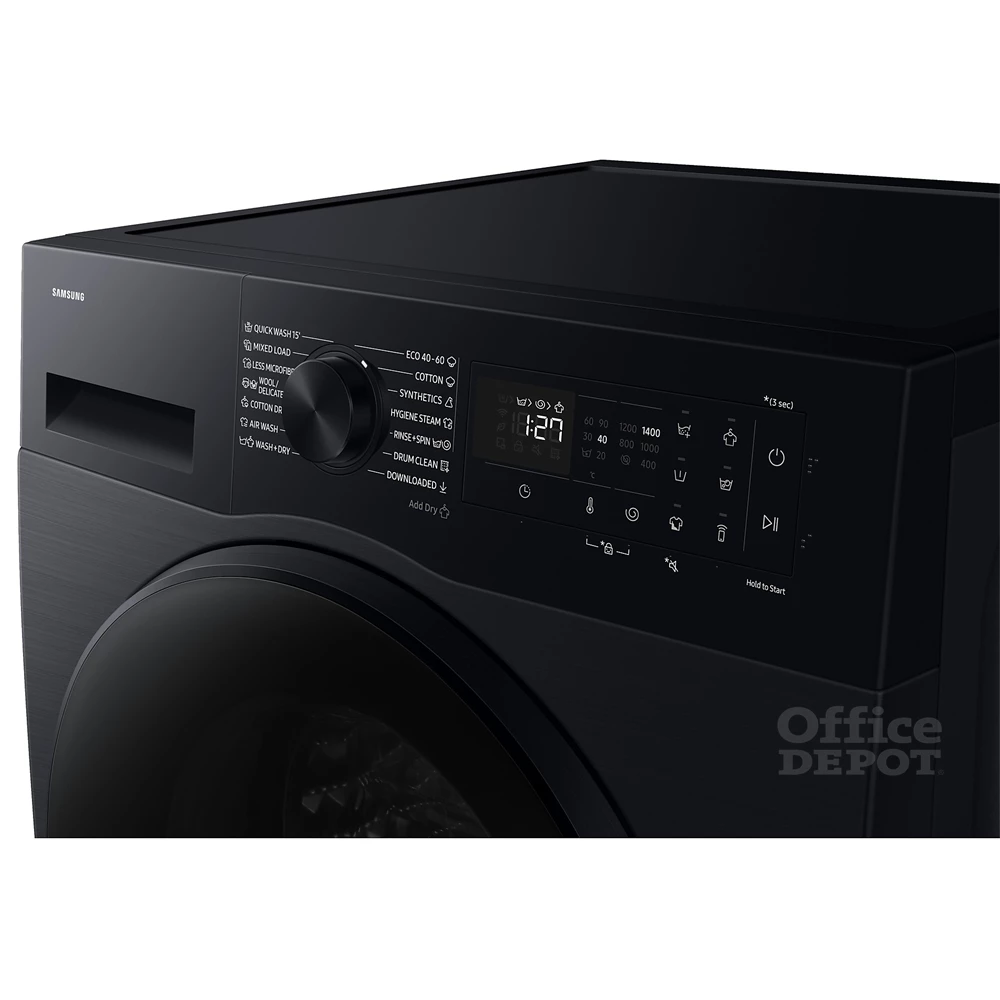 Samsung WD90DG5B15BBLE fekete, elöltöltős, max.1400ford., 9 kg/6 kg, mosó-szárítógép