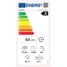 Samsung WW11BB744DGBS6 11 kg elöltöltős mosógép Samsung WW11BB744DGBS6 11 kg elöltöltős mosógép