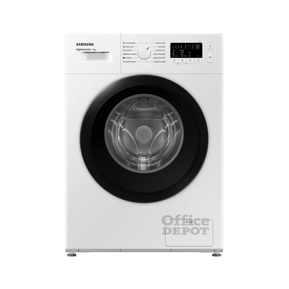 Samsung WW60A3120BE/LE fehér, elöltöltős, keskeny, max.1200ford., 6 kg, mosógép