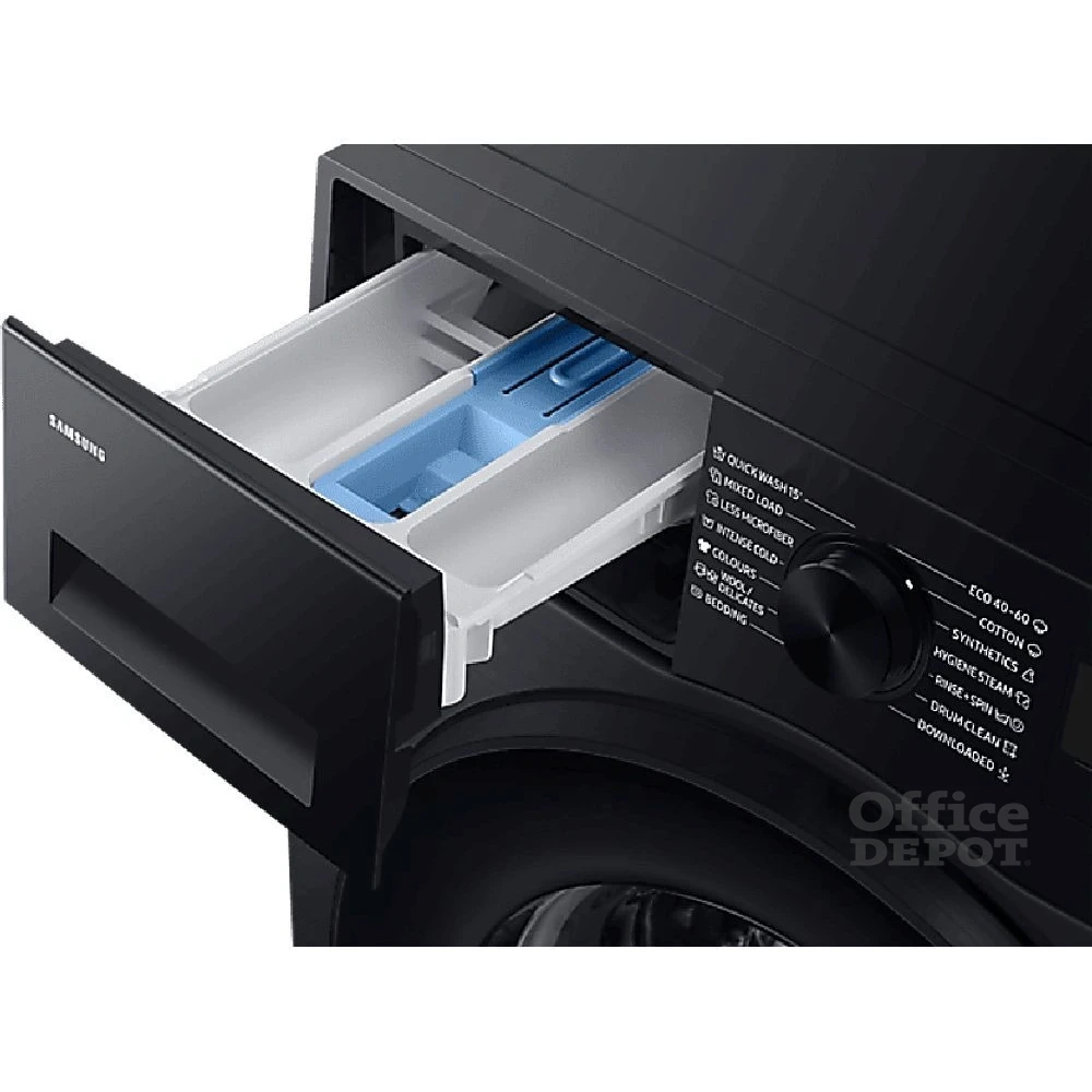 Samsung WW80CGC04DABLE fekete, elöltöltős, max.1400ford., 8 kg, mosógép (Használt - A)
