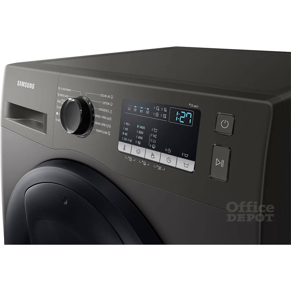 Samsung WW80T4540AX/LE Inox, elöltöltős, max.1400ford., 8 kg, mosógép