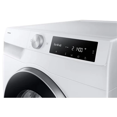 Samsung WW90DG6U25LEU4 fehér, elöltöltős, max.1400ford., 9 kg, mosógép (Újszerű)