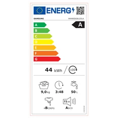 Samsung WW90DG6U25LKU4 9 kg elöltöltős mosógép Samsung WW90DG6U25LKU4 9 kg elöltöltős mosógép