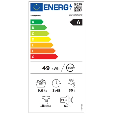 Samsung WW90TA046TE/LE elöltöltős mosógép Samsung WW90TA046TE/LE elöltöltős mosógép