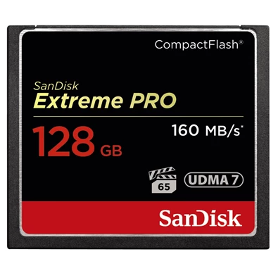 Sandisk 00123845 128GB Compact Flash Extreme Pro memóriakártya Sandisk 00123845 128GB Compact Flash Extreme Pro memóriakártya