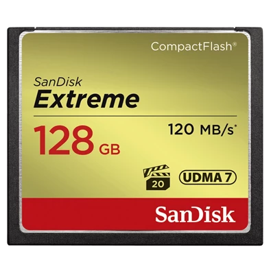 Sandisk 00124095 128GB Compact Flash Extreme memóriakártya Sandisk 00124095 128GB Compact Flash Extreme memóriakártya