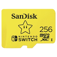 Sandisk 00183573 256GB SD micro (SDXC Class 10 UHS-I U3) Nintendo Switch memóriakártya Sandisk 00183573 256GB SD micro (SDXC Class 10 UHS-I U3) Nintendo Switch memóriakártya