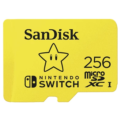 Sandisk 00183573 256GB SD micro (SDXC Class 10 UHS-I U3) Nintendo Switch memóriakártya Sandisk 00183573 256GB SD micro (SDXC Class 10 UHS-I U3) Nintendo Switch memóriakártya