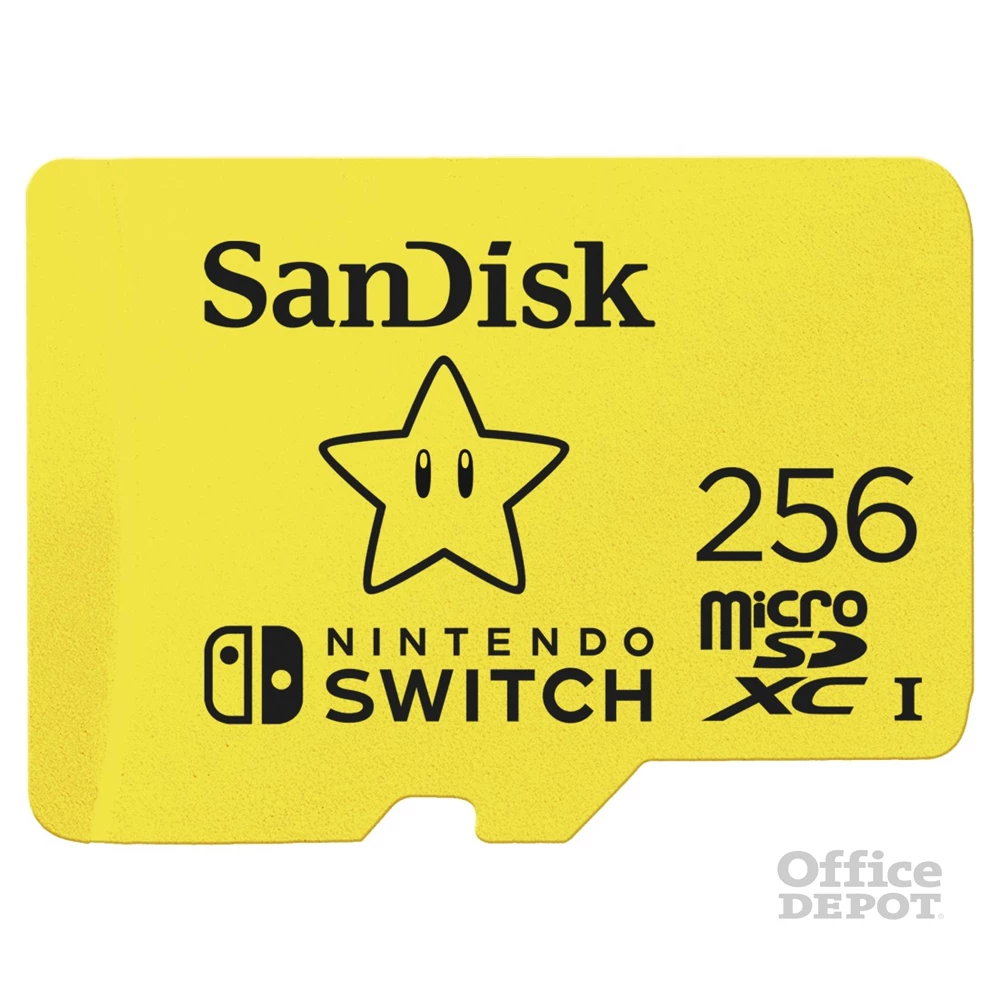 Sandisk 00183573 256GB SD micro (SDXC Class 10 UHS-I U3) Nintendo Switch memóriakártya
