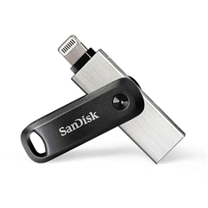 Sandisk 256GB USB3.0/Apple Lightning iXPAND GO Fekete-Ezüst (183589) Flash Drive Sandisk 256GB USB3.0/Apple Lightning iXPAND GO Fekete-Ezüst (183589) Flash Drive