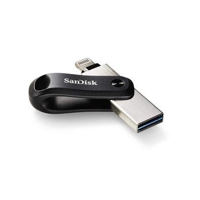 Sandisk 256GB USB3.0/Apple Lightning iXPAND GO Fekete-Ezüst (183589) Flash Drive Sandisk 256GB USB3.0/Apple Lightning iXPAND GO Fekete-Ezüst (183589) Flash Drive