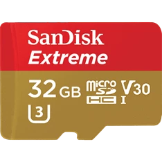 Sandisk 00173420 32GB SD micro ( SDHC Class 10) Extreme UHS-I V30 memóriakártya adapterrel Sandisk 00173420 32GB SD micro ( SDHC Class 10) Extreme UHS-I V30 memóriakártya adapterrel