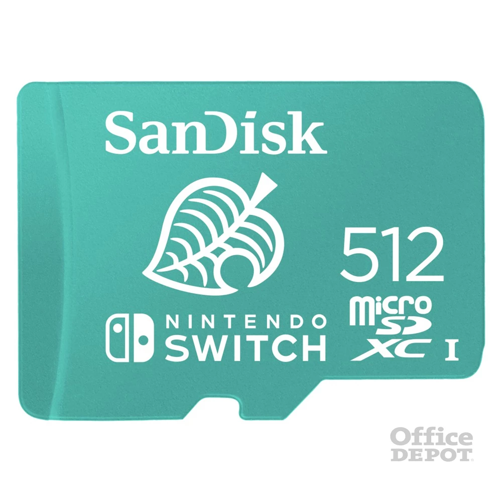 Sandisk 00186522 512GB SD micro (SDXC Class 10 UHS-I U3) Nintendo Switch memóriakártya