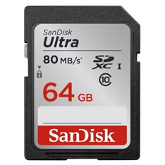 Sandisk 139768 64GB SD (SDXC Class 10) Ultra UHS-1 memóriakártya Sandisk 139768 64GB SD (SDXC Class 10) Ultra UHS-1 memóriakártya