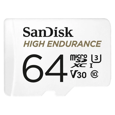 Sandisk 00183566 64GB SD micro (SDXC Class 10 UHS-I U3) High Endurance memóriakártya Sandisk 00183566 64GB SD micro (SDXC Class 10 UHS-I U3) High Endurance memóriakártya