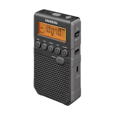 Sangean DT-800 digitális szintézeres FM-RDS hangszórós fekete zsebrádió Sangean DT-800 digitális szintézeres FM-RDS hangszórós fekete zsebrádió