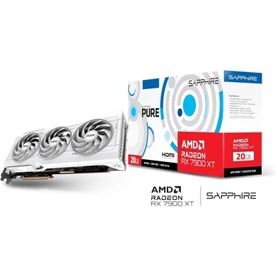 Sapphire Pure AMD Radeon RX 7900 XT 20GB DDR6 320bit PCIe videókártya Sapphire Pure AMD Radeon RX 7900 XT 20GB DDR6 320bit PCIe videókártya