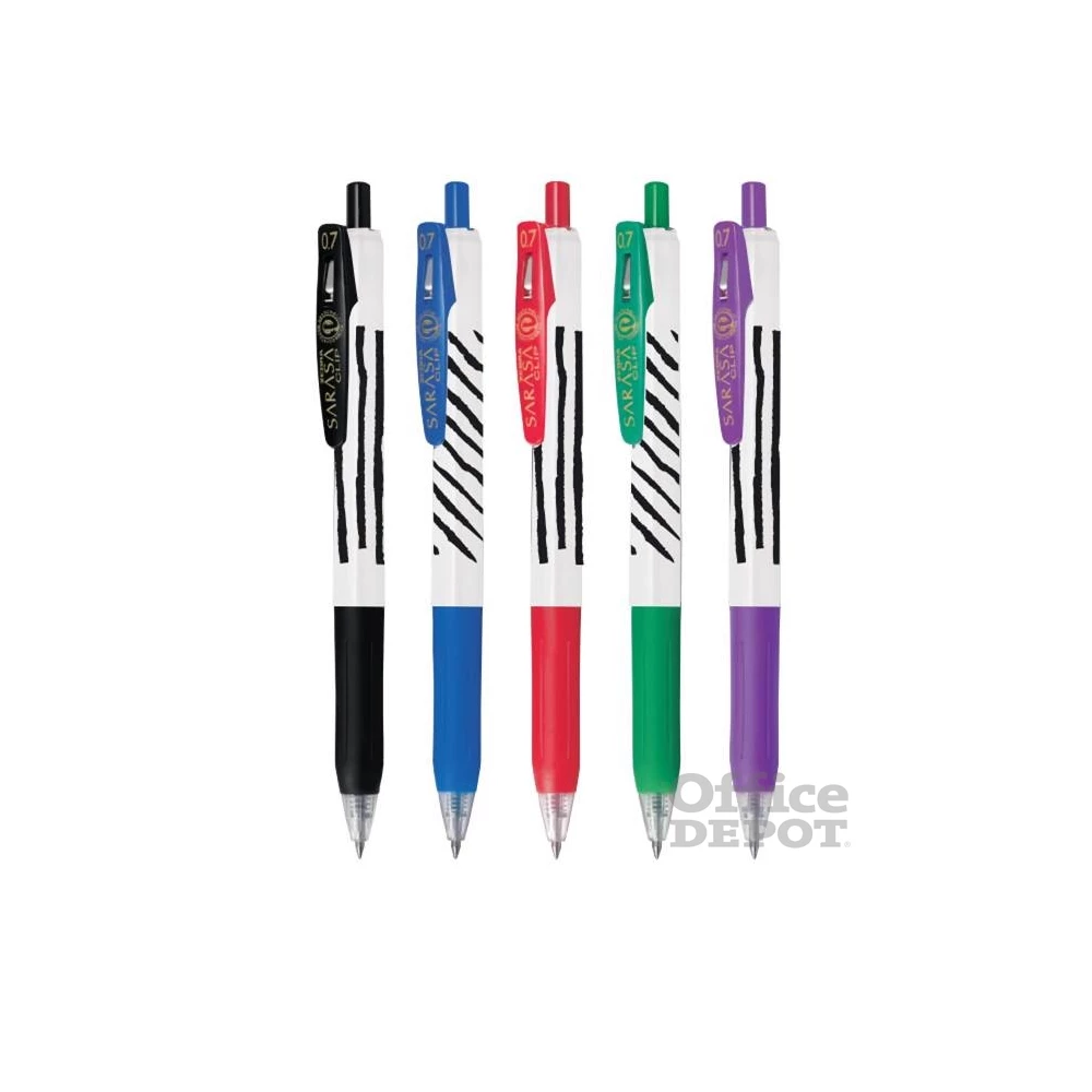 Zebra Sarasa Clip 0,7 Zebra Stripes 5pcs zselés toll