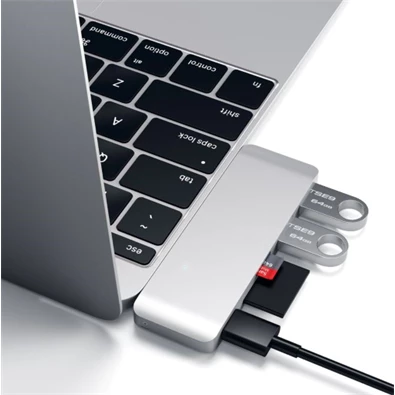 Satechi ST-TCUPS Aluminium Type-C ezüst HUB Satechi ST-TCUPS Aluminium Type-C ezüst HUB