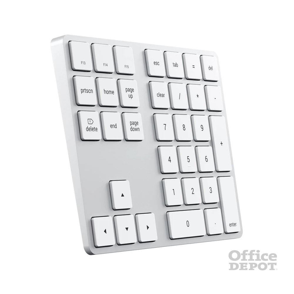 Satechi ST-XLABKS Aluminium Bluetooth ezüst bővített numerikus billentyűzet