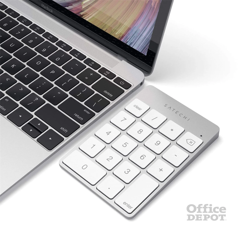 Satechi ST-SALKPS Aluminium Slim Bluetooth ezüst numerikus billentyűzet