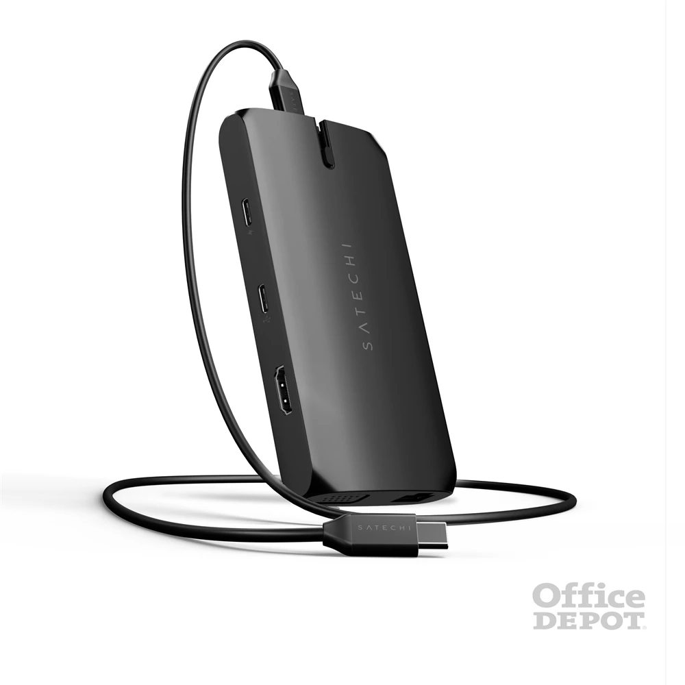 Satechi ST-UCMBAK Type-C fekete OTG HUB