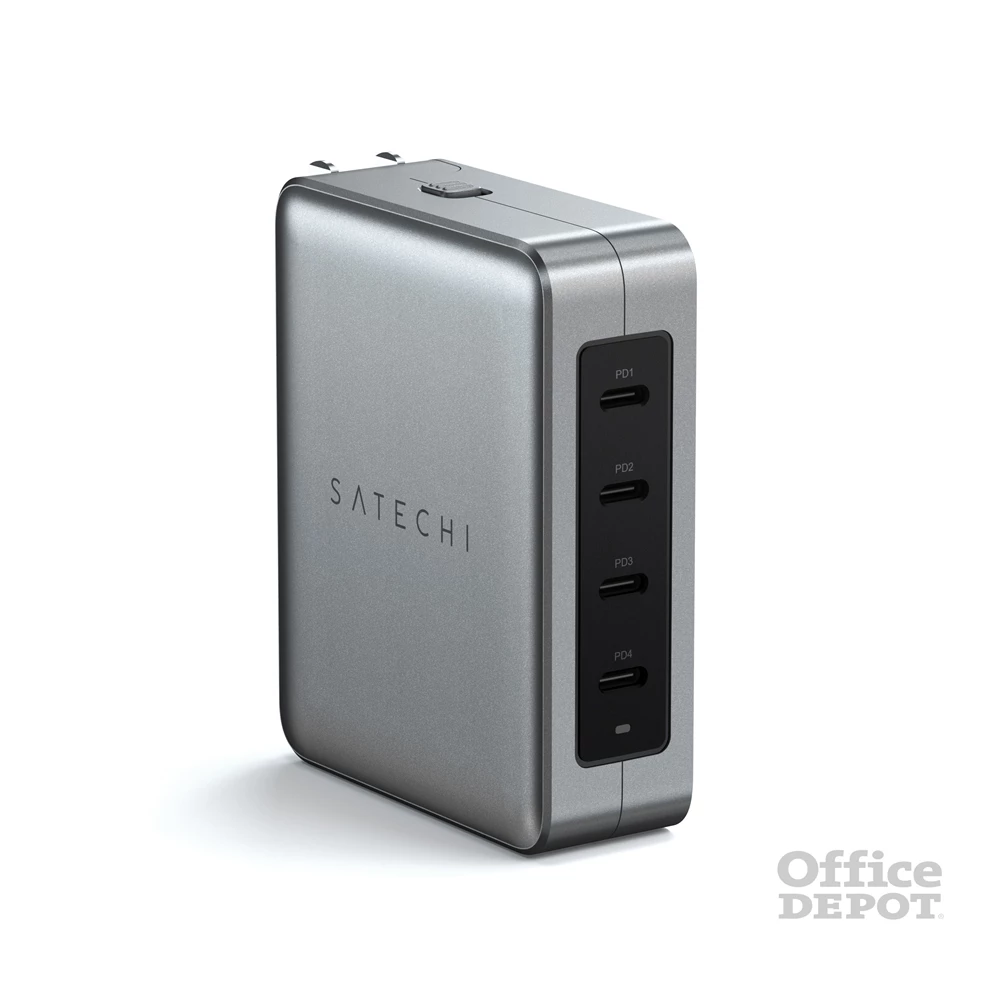 Satechi ST-W145GTM 145W 4xType-C GaN asztroszürke hálózati töltő