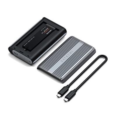 Satechi ST-EU4NPM USB 4 szürke NVMe SSD ház Satechi ST-EU4NPM USB 4 szürke NVMe SSD ház