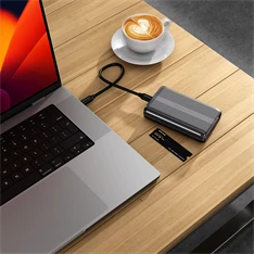 Satechi ST-EU4NPM USB 4 szürke NVMe SSD ház Satechi ST-EU4NPM USB 4 szürke NVMe SSD ház