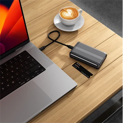 Satechi ST-EU4NPM USB 4 szürke NVMe SSD ház Satechi ST-EU4NPM USB 4 szürke NVMe SSD ház