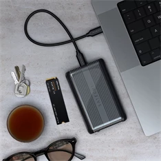 Satechi ST-EU4NPM USB 4 szürke NVMe SSD ház Satechi ST-EU4NPM USB 4 szürke NVMe SSD ház