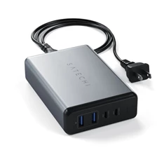 Satechi ST-TC108WM 108W 2xUSB/2xType-C asztroszürke töltő Satechi ST-TC108WM 108W 2xUSB/2xType-C asztroszürke töltő