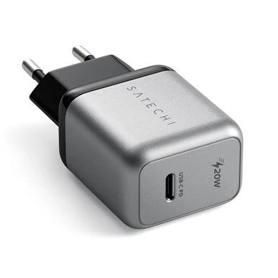 Satechi ST-UC20WCM-EU 20W Type-C PD asztroszürke hálózati töltő Satechi ST-UC20WCM-EU 20W Type-C PD asztroszürke hálózati töltő