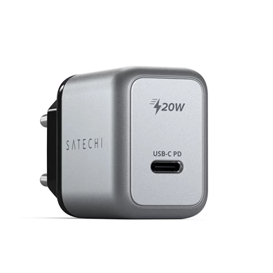 Satechi ST-UC20WCM-EU 20W Type-C PD asztroszürke hálózati töltő Satechi ST-UC20WCM-EU 20W Type-C PD asztroszürke hálózati töltő