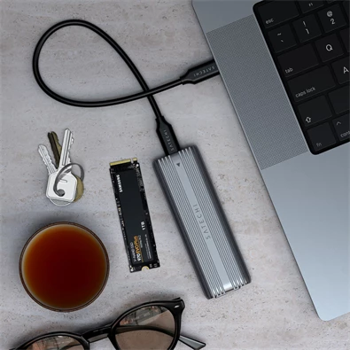 Satechi ST-UCNSEM Type-C szürke NVMe és SATA SSD ház Satechi ST-UCNSEM Type-C szürke NVMe és SATA SSD ház
