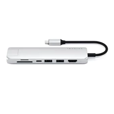 Satechi ST-UCSMA3S Aluminium Slim Type-C 4K HDMI ezüst HUB Satechi ST-UCSMA3S Aluminium Slim Type-C 4K HDMI ezüst HUB