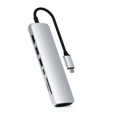 Satechi ST-UCSMA3S Aluminium Slim Type-C 4K HDMI ezüst HUB Satechi ST-UCSMA3S Aluminium Slim Type-C 4K HDMI ezüst HUB