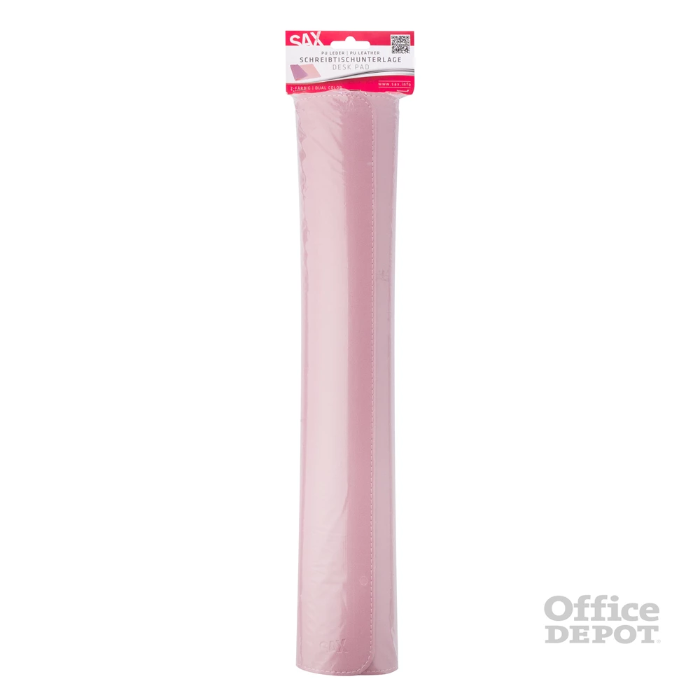 Sax műbőr kétoldalas rózsaszín íróasztal alátét
