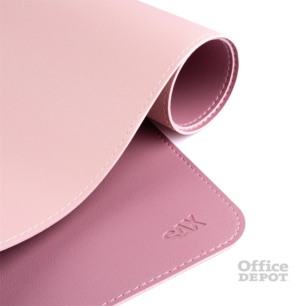 Sax műbőr kétoldalas rózsaszín íróasztal alátét